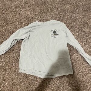 Women Long Sleeve Shirt in teal
